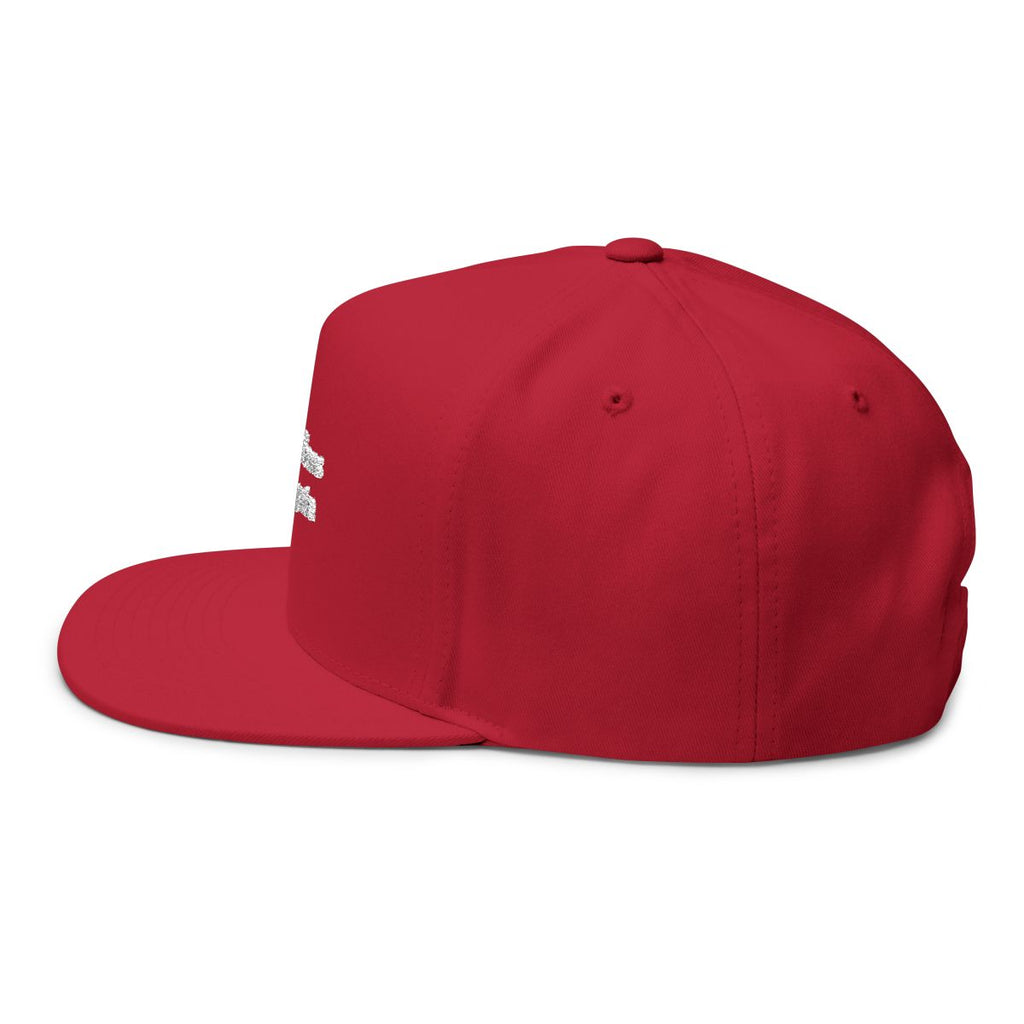 Flat Bill Cap — "make aliens great again" Embroidered Snapback