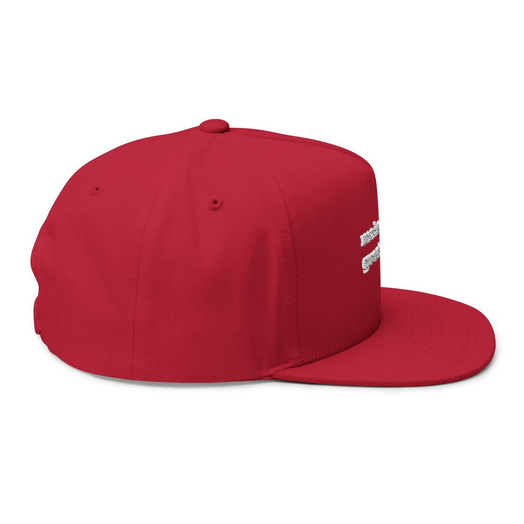Flat Bill Cap — "make aliens great again" Embroidered Snapback